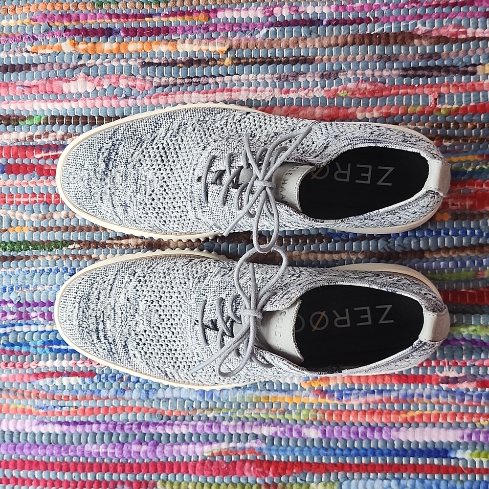 Cole Haan Zero Grand Men's Plus Stitchlite Oxford blue grey heather